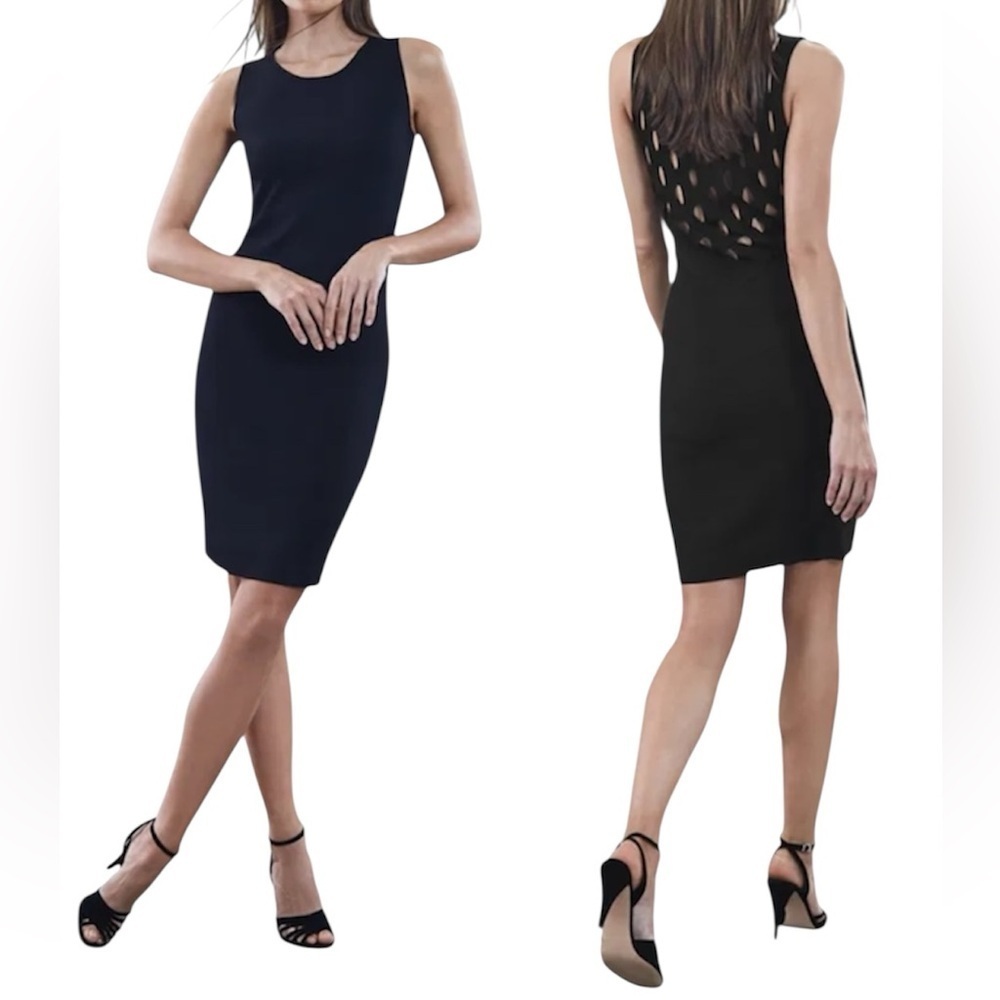 Reiss | Women’s Lara Back Detail Knitted Bodycon Dress Size Medium